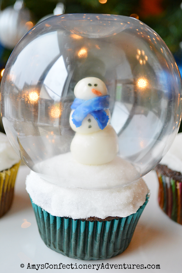 Snow Globe Cupcakes