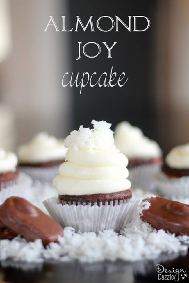 Almond Joy Cupcake TGIF This Grandma is Fun