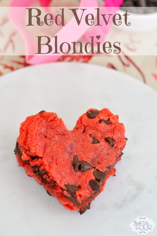 Cookies or brownies?  These Red Velvet Blondies are the best of both!