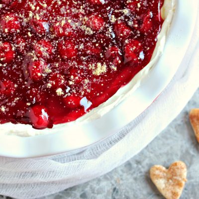 Cherry Cheesecake Dip with Cinnamon Pie Dippers by cravingsofalunatic.com | Super easy to make Cherry Cheesecake Dip plus an easy recipe to make your own Cinnamon Pie Dippers. All in less than 15 minutes!