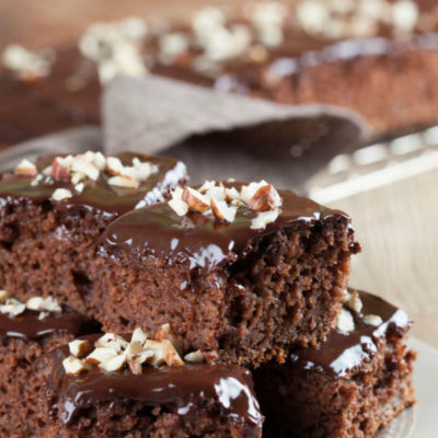 Gingerbread Cake with Chocolate Ganache