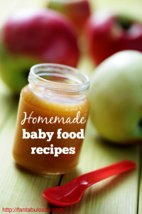 Homemade Baby Food Recipes