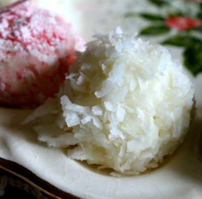 Coconut Cream Cheese Truffles