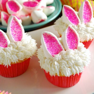 Easter Bunny Cupcakes