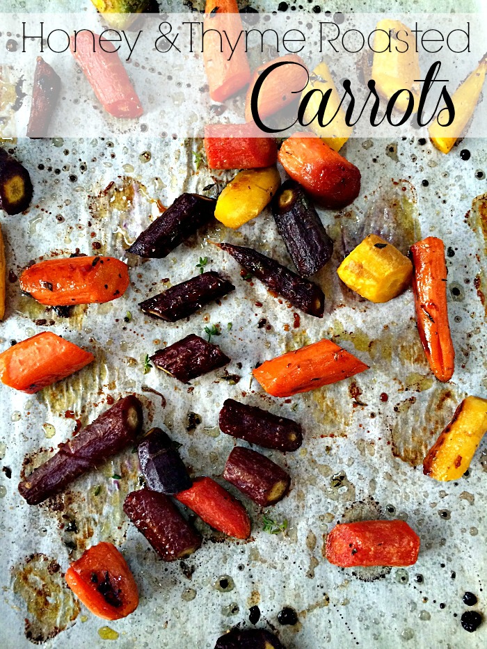 Honey-Thyme-Roasted-Carrots