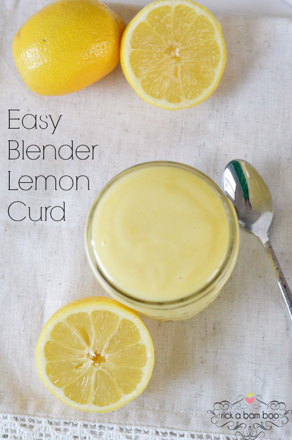 Easy Blender Lemon Curd