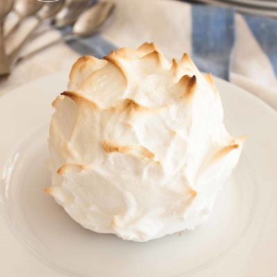 Individual Mini Baked Alaska Ding Dongs