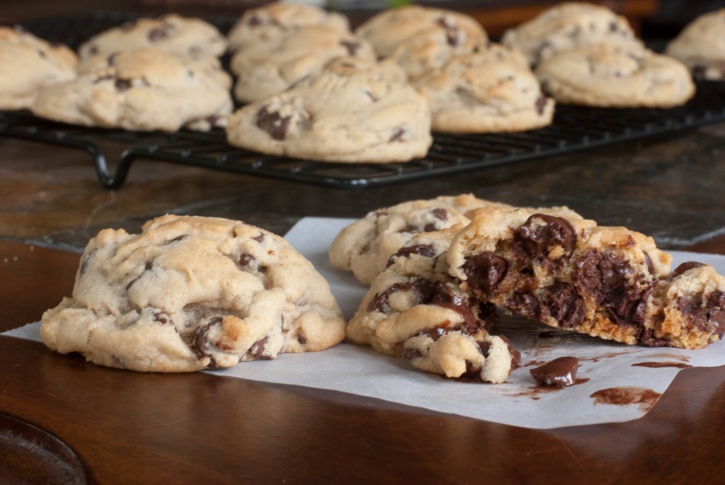 Nothing Fancy.  Just EASY chocolate chip cookies that come out soft and fat.