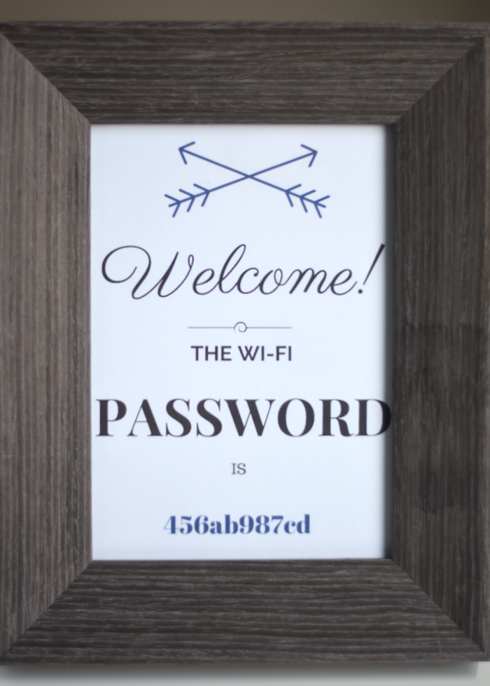 Guest Wi-Fi Password
