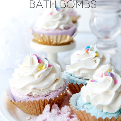 Fizzy Cupcake Bath Bombs