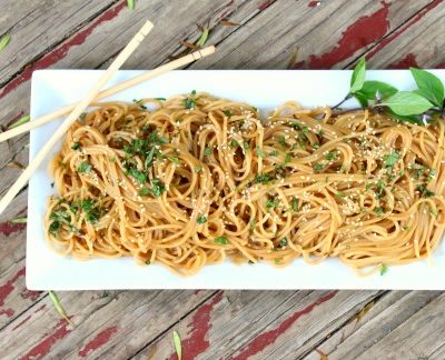 Easy Thai Peanut Sesame Noodles