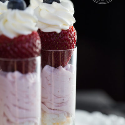 Strawberry Cheesecake Mousse Parfaits