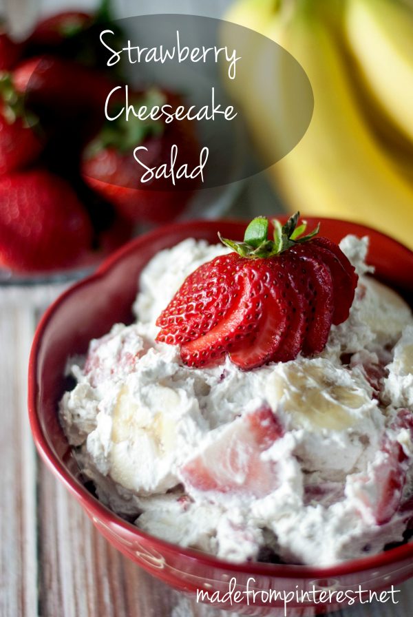 Strawberry Cheesecake Salad - TGIF - This Grandma is Fun