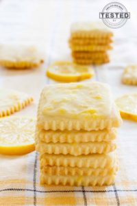 Lemon Glazed Shortbread is addicting!