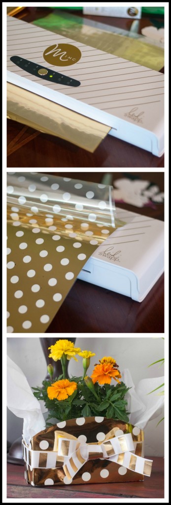 Make this DIY Gift Box in minutes with the Heidi Swapp Minc Foil Applicator. Big on easy but big on impressive!  #hsminc 