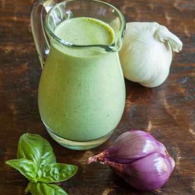 Creamy Basil Ranch Dressing