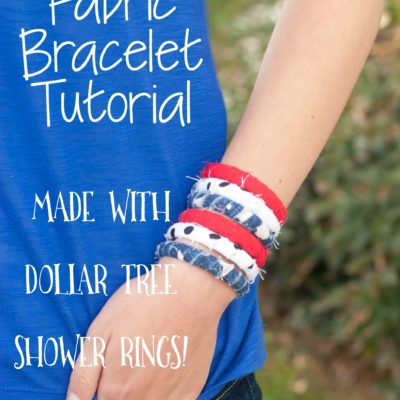 Fabric Bracelet Tutorial