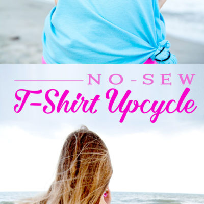 Summer No-Sew T-Shirt Upcycle
