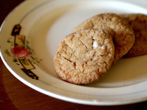 Peanut butter crinkle cookies are a great snack with a glass of milk...