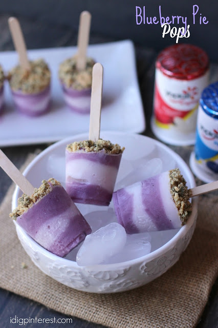 Blueberry Pie Pops