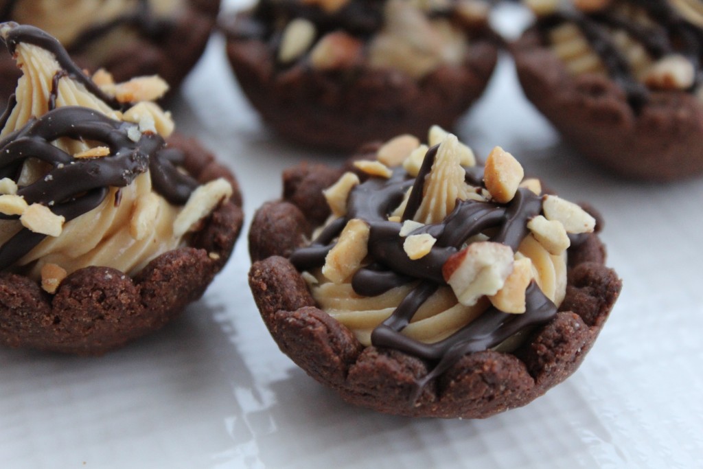 Mini PB Chocolate Tarts