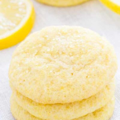 Sugar Crusted Lemon Cookies