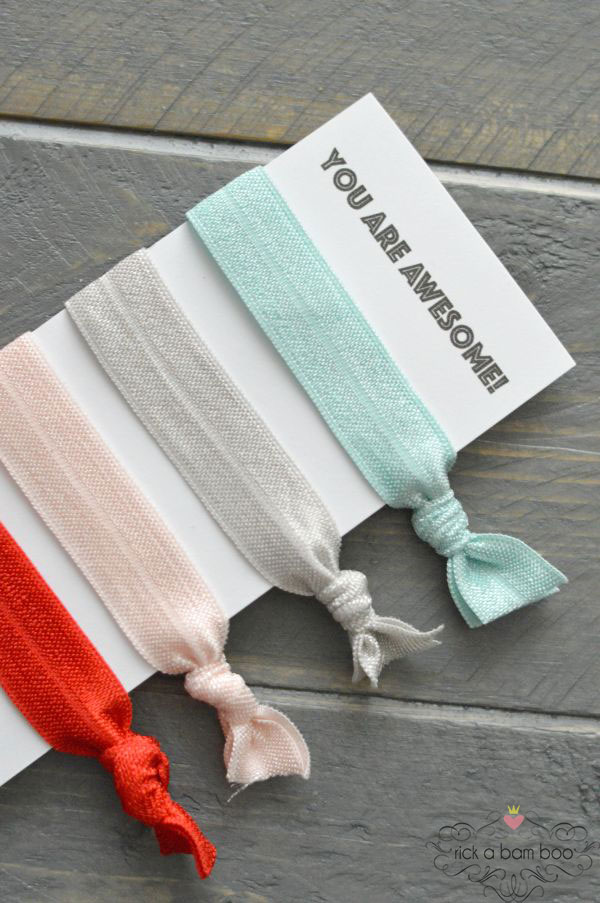 DIY Elastic Hair Ties - TGIF - This Grandma is Fun