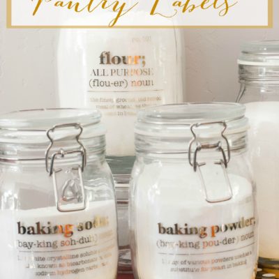 Free Printable Pantry Labels