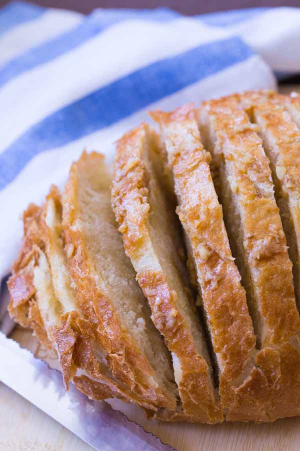 One whiff of this Roasted Garlic Bread and you will not care what is for dinner, you will just want to dig in and tear it apart. Real garlic, real butter, real flavor!