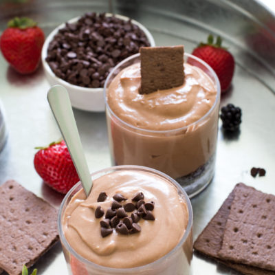 Individual Nutella Cheesecake Mousse