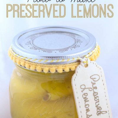 How to Make Preserved Lemons