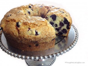 If you're a blueberry lover, this delicious Blueberry Pound Cake is for you. It's a moist, dense, buttery pound cake packed with plump, juicy blueberries.