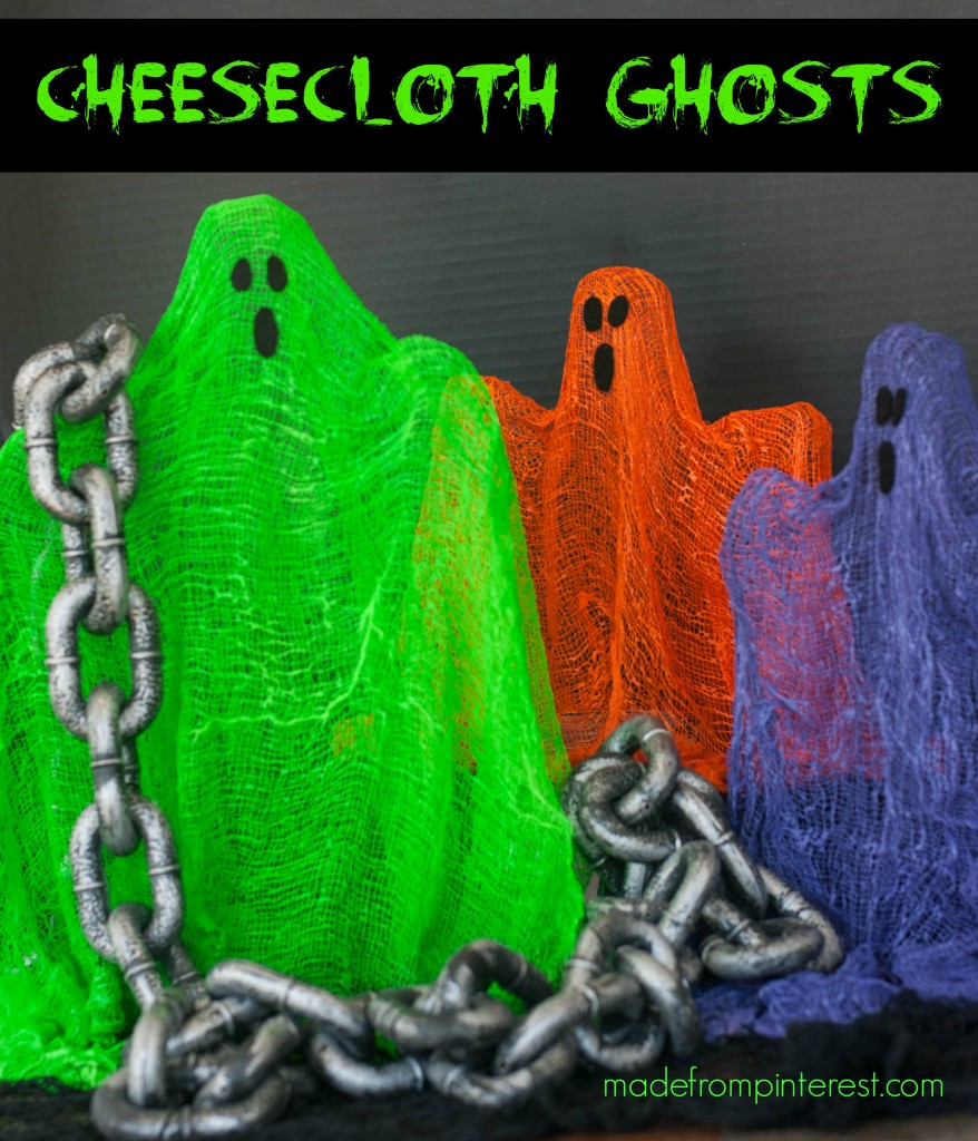 Made in bright Halloween colors, these stand up ghosts are bringing color back to life! Get it? 