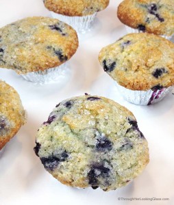 Jordan Marsh Blueberry Muffins served at Jordan Marsh. Legend in the Boston area for decades. Gigantic blueberry muffins with sugary, crunchy muffin tops.