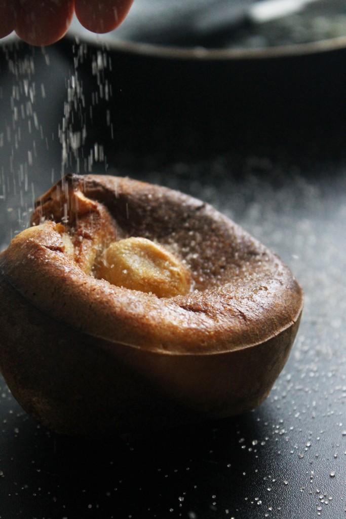 These easy-to-make cinnamon sugar popovers are crisp on the outside and light and eggy on the inside! Covered in buttery cinnamon sugar, these popovers make for a perfect fall breakfast or dessert.