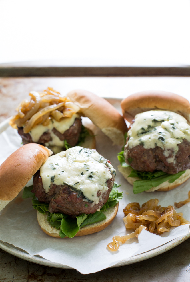 French Onion Blue Cheese Sliders