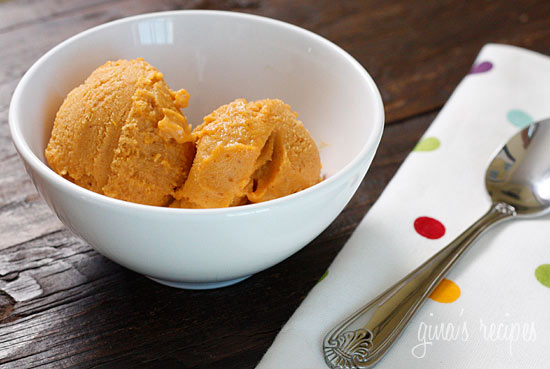If you ever get in the mood for ice cream during the fall, this mixes the season and chilly dessert.