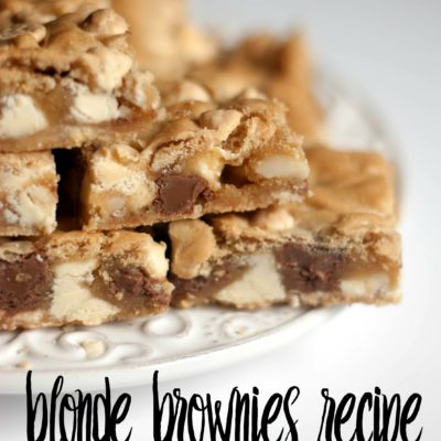 Blonde Brownies Recipe