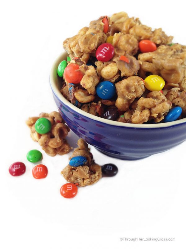 Peanut Butter M&M Protein Clusters TGIF This Grandma is Fun