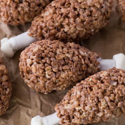 Rice Krispie Turkey Drumsticks