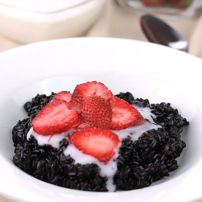 Sweet Black Rice Pudding