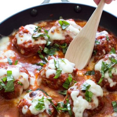 One Pan Meatball Skillet