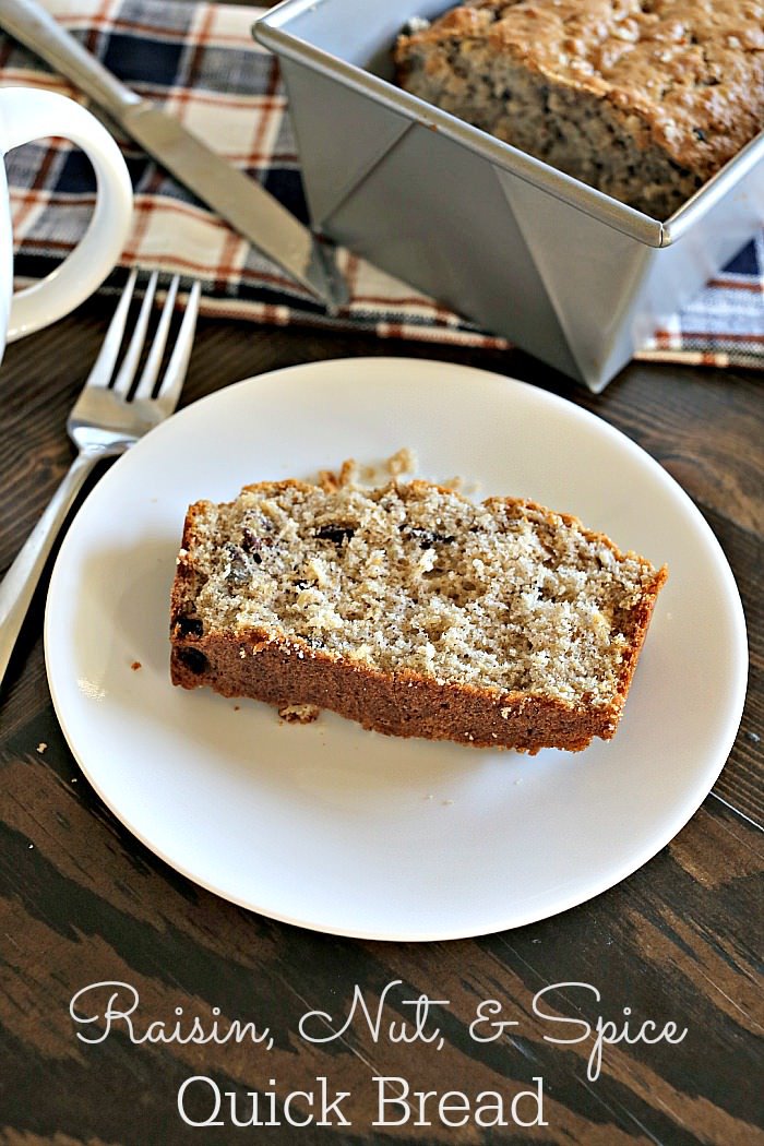 Raisin, Nut and Spiced Quick Bread TGIF This Grandma is Fun