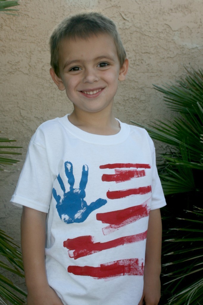 Kids LOVE to wear these tee shirts that they've made themselves!
