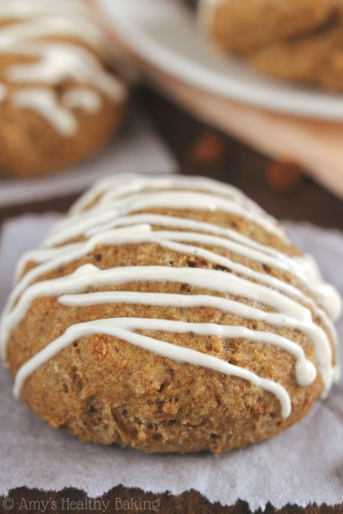 Gingerbread Scones with Maple Drizzled