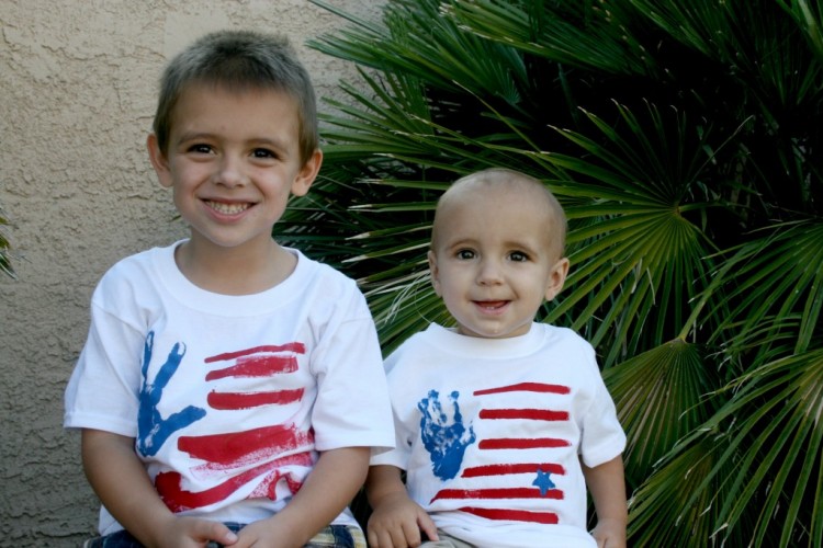 Kids LOVE to wear these tee shirts that they've made themselves!