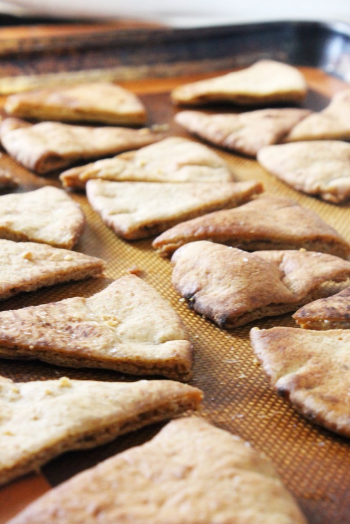 Learn how to make homemade pita chips with this simple and easy recipe from MadeFromPinterest.net