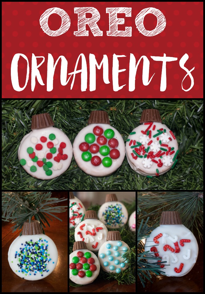 Are you looking for a super easy activity to do with your kids? Why not let them make these darling Oreo Ornaments and then let them eat them with some hot chocolate. The christmas sprinkles make them look so festive. I know that my kids love to eat anything that they get to make themselves.