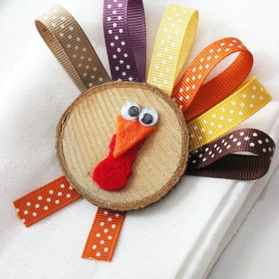 Wood Slice Turkey