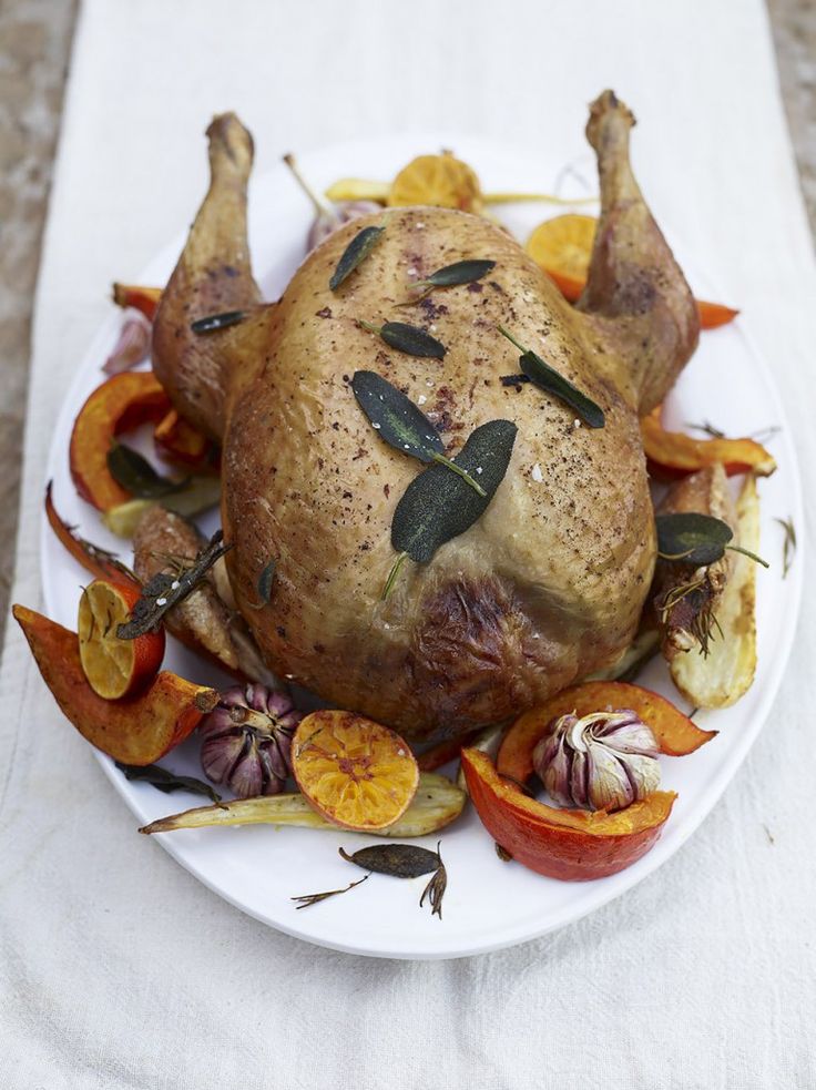 Jaime Oliver's delicious rendition of Thanksgiving turkey.